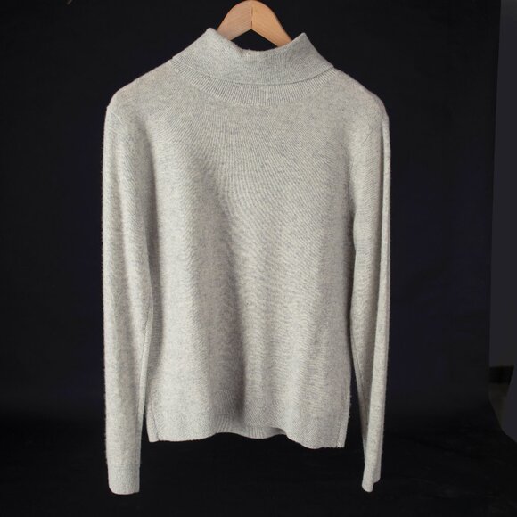 CLUB MONACO Gennado Cashmere Pullover Sweater with Silver Buttons Medium - Picture 1 of 9